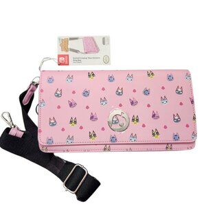 Animal Crossing Cat’s Meow Pink Sling Bag for Nintendo Switch & Switch Lite